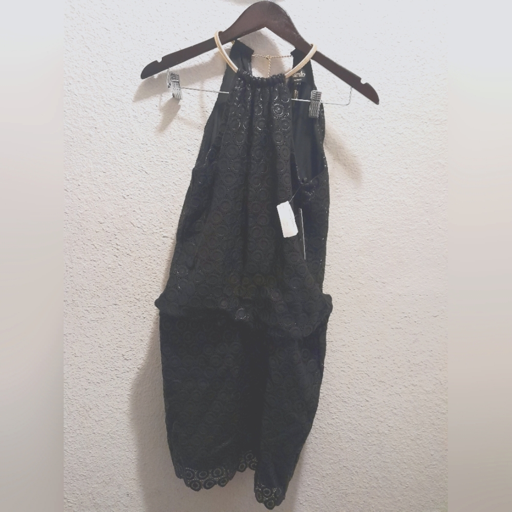 Neiman Marcua Black cocktail mini Dress SZ 0 by Shelli Segal